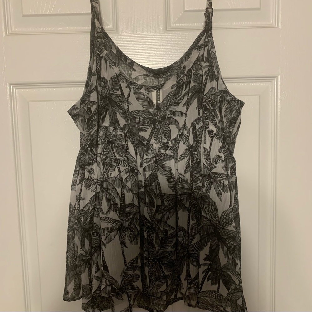 Torrid Black Sheer Camisole Top